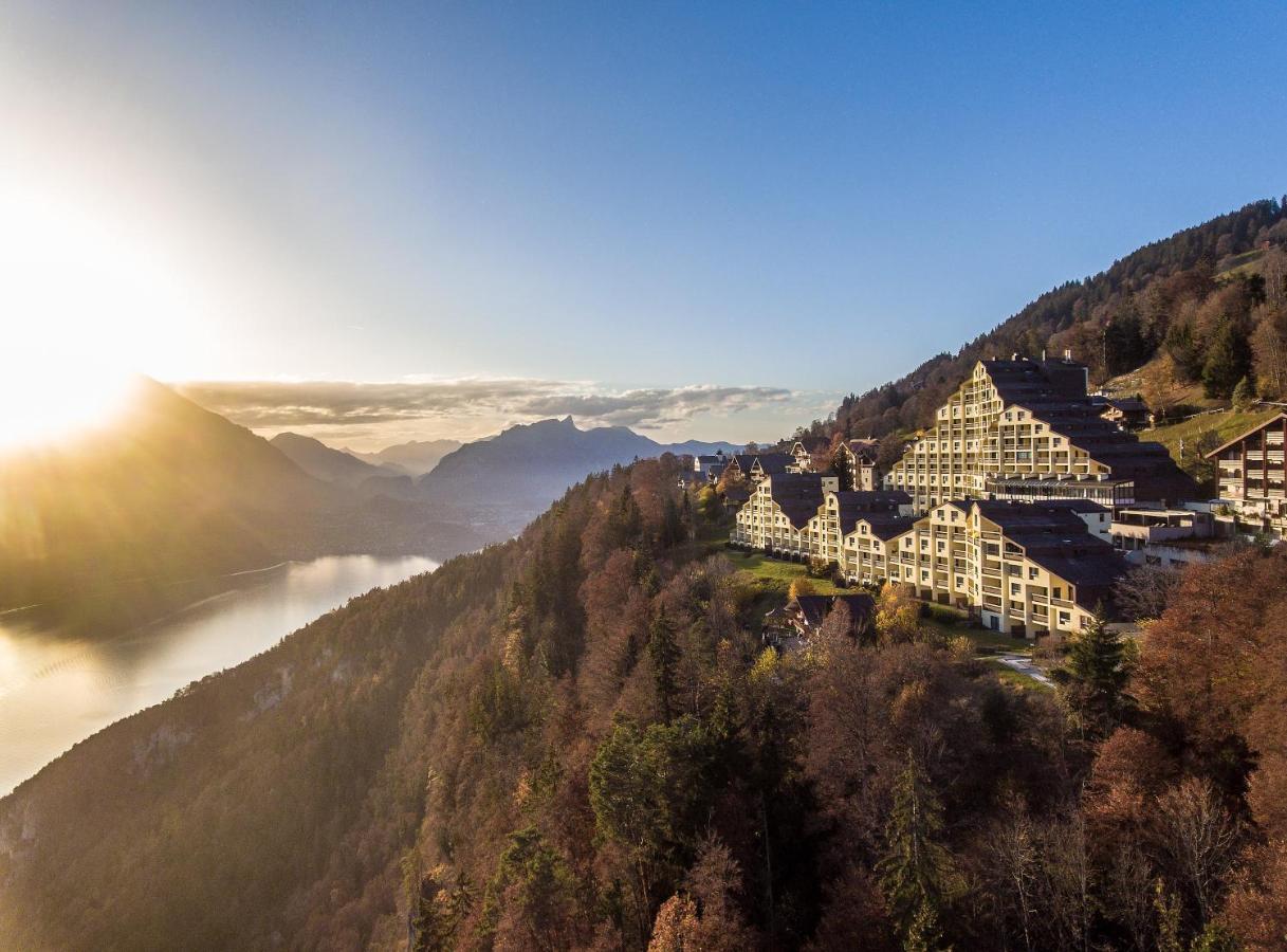 Apartment Alpenrose 2.5 Mit Mitbenutzung Spa & Wellness - Griwa Rent Ag Beatenberg Exteriér fotografie