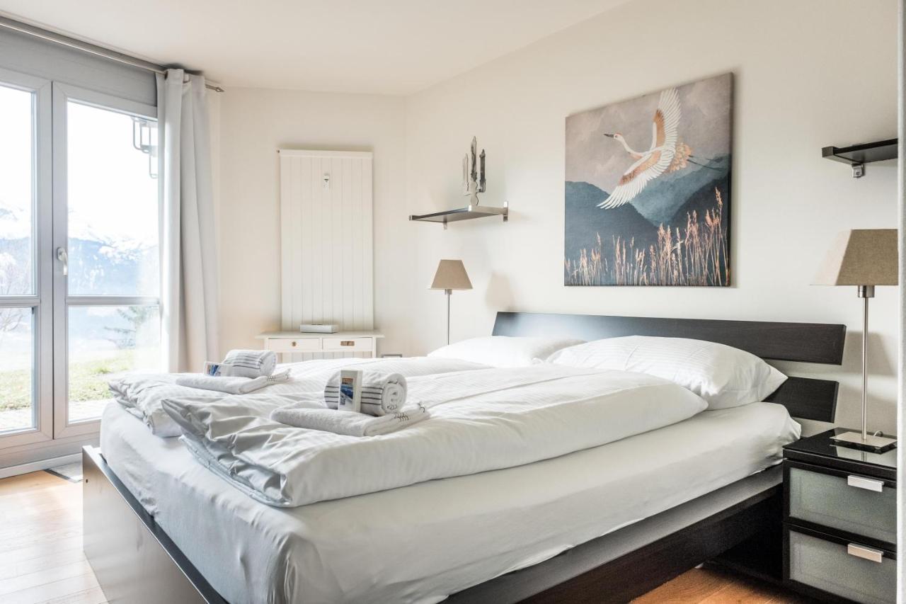Apartment Alpenrose 2.5 Mit Mitbenutzung Spa & Wellness - Griwa Rent Ag Beatenberg Exteriér fotografie